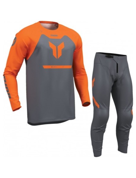 COMPLETO CROSS BIMBO THOR RIDEMODE ORANGE GREY