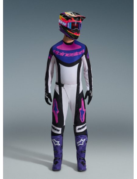 COMPLETO ALPINESTARS TECHSTAR KNIF BLUE PINK