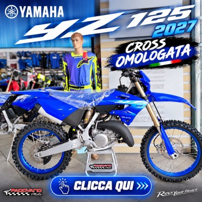 YAMAHA YZ 125 - 2027 CROSS OMOLOGATA