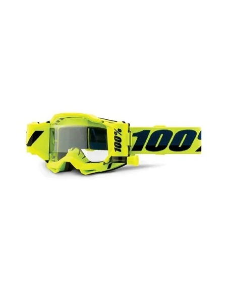 MASCHERA 100% ACCURI 2 ROLL OFF YELLOW FLUO
