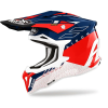 CASCO AIROH STRYCKER RED BLUE