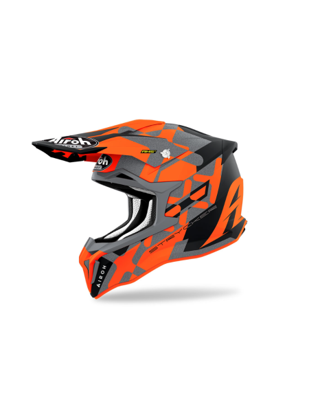 CASCO AIROH STRYCKER ORANGE GREY