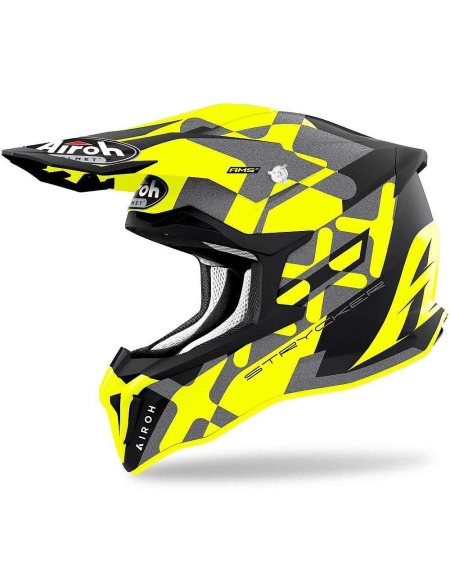 CASCO AIROH STRYCKER YELLOW GREY