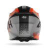 CASCO AIROH TWIST 2.0 BIT ORANGE GREY