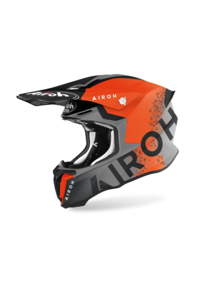 CASCO AIROH TWIST 2.0 BIT ORANGE GREY