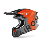 CASCO AIROH TWIST 2.0 BIT ORANGE GREY