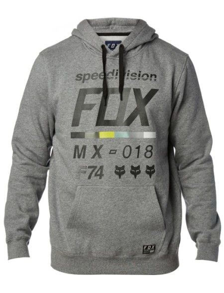 FELPA FOX MX18 DISTRICT 2 PULLOVER GRAPHITE