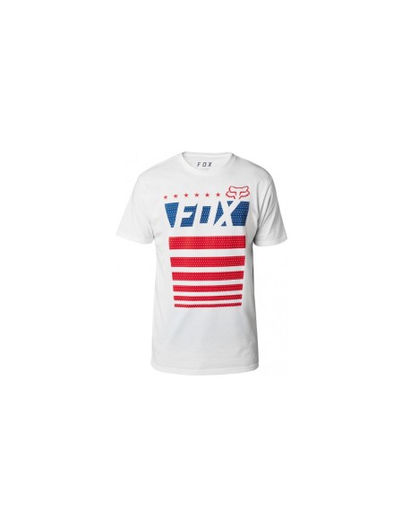 T-SHIRT FOX RED, WHITE & TRUE OPTIC WHITE