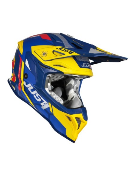 CASCO JUST1 J38 BLADE BLUE/YELLOW FLUO/BLACK 2019