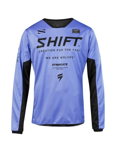 MAGLIA SHIFT WHITE LABEL PURPLE