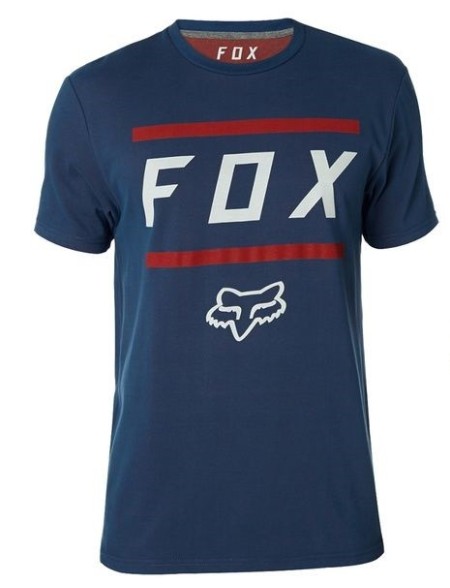 T-SHIRT FOX LISTLESS AIRLINE NAVY/RED