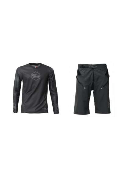COMPLETO FOX MTB MAGLIA + SALOPETTE ASCENT PRO