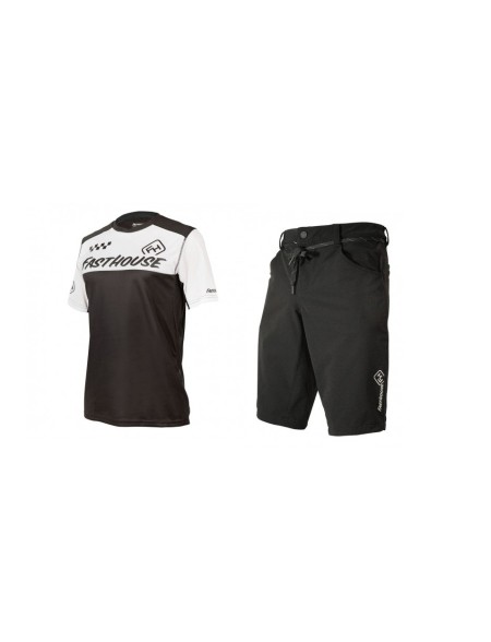 COMPLETO FOX MTB MAGLIA + SALOPETTE ASCENT PRO