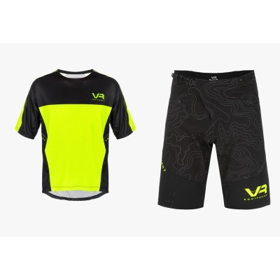 COMPLETO FOX MTB MAGLIA + SALOPETTE ASCENT PRO