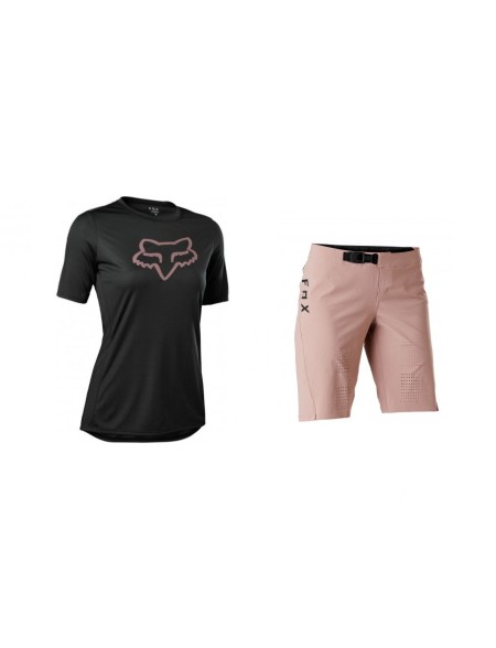 COMPLETO FOX MTB MAGLIA + SALOPETTE ASCENT PRO