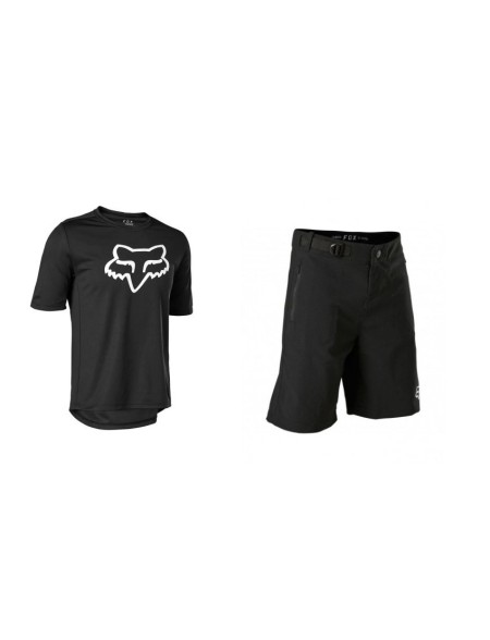 COMPLETO FOX MTB MAGLIA + SALOPETTE ASCENT PRO