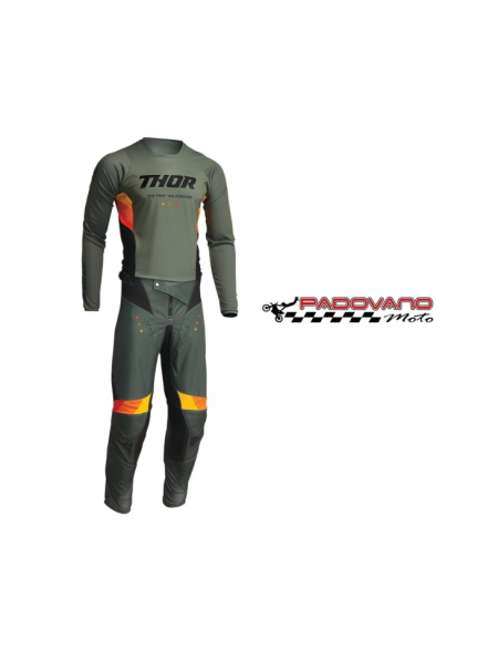 COMPLETO THOR PULSE REACT ARMY / BLACK