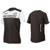 COMPLETO MTB MAGLIA FASTHOUSE MTB ALLOY BLOCK WHITE BLACK PANTALONCINI FASTHOUSE MTB KICKER SHORT BLACK