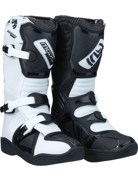 STIVALI BIMBO MOOSE RACING M 1.3 BLACK/WHITE