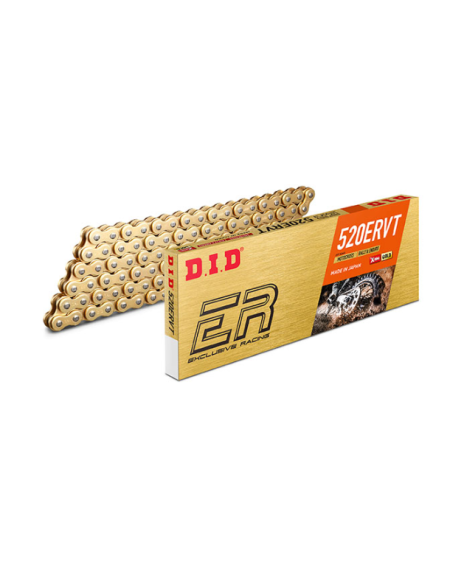 CATENA DID PASSO 520 CROSS-ENDURO PROFESSIONALE CON X-RING 120 MAGLIE - ORO