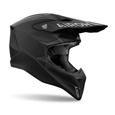 CASCO AIROH WRAAAP NERO OPACO