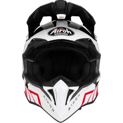 CASCO AIROH WRAAAP RELOADED RED BLACK GLOSS