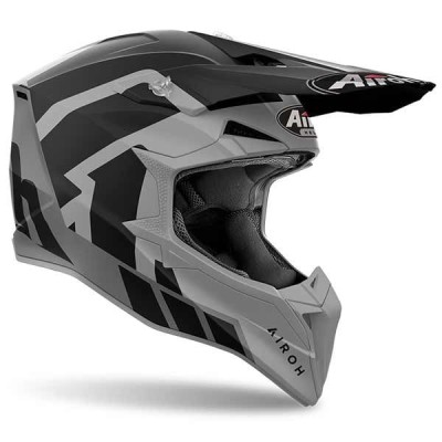 CASCO AIROH WRAAAP RELOADED ANTRACITE OPACO