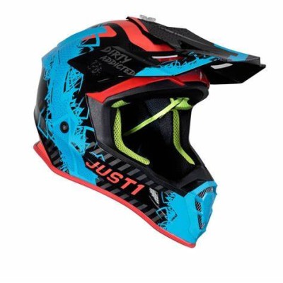 CASCO JUST1 J38 MASK RED BLUE