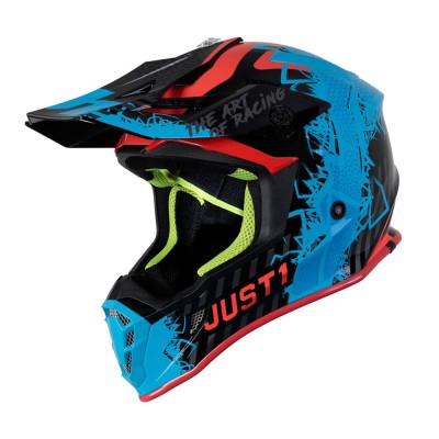 CASCO JUST1 J38 MASK RED BLUE
