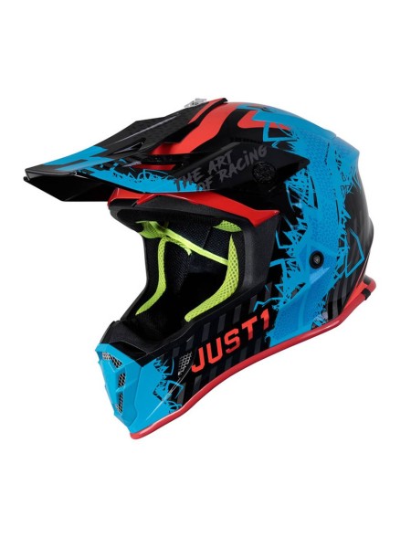 CASCO JUST1 J38 MASK RED BLUE