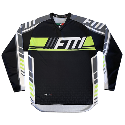 COMPLETO FM RACING OCEAN PETROL BLACK YELLOW