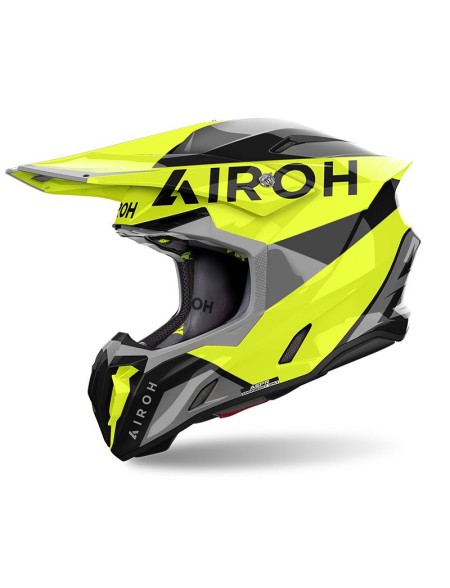 CASCO AIROH TWIST 3 KING YELLOW GLOSS
