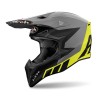 CASCO AIROH WRAAAP RELOADED YELLOW FLUO MATT
