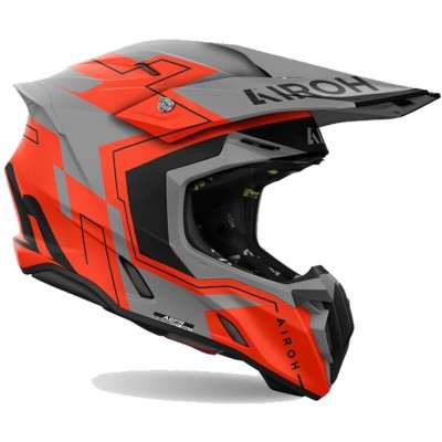 CASCO AIROH TWIST 3 DIZZY ORANGE MATT