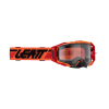 MASCHERA LEATT VELOCITY 6.5 FLAME DOPPIA LENTE TRASPARENTE