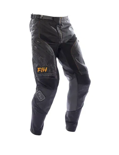 PANTALONI FASTHOUSE OFF ROAD BLACK/AMBER