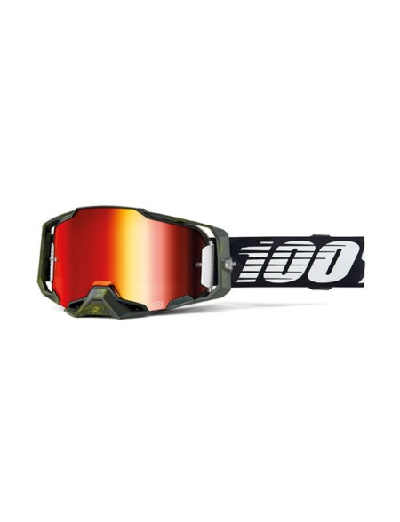 MASCHERA 100% ARMEGA MIRROR RED LENS