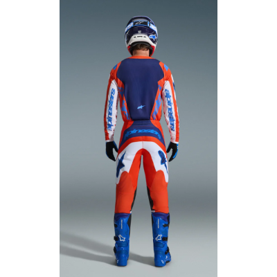 COMPLETO ALPINESTARS FLUID ORANGE/WHITE/BLUE