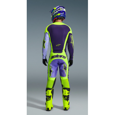 COMPLETO ALPINESTARS RACER PORTL PURPLE/YELLOW