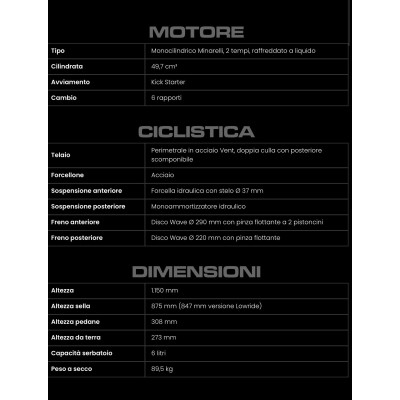 VENT 50 MOTARD SKATE - 2026